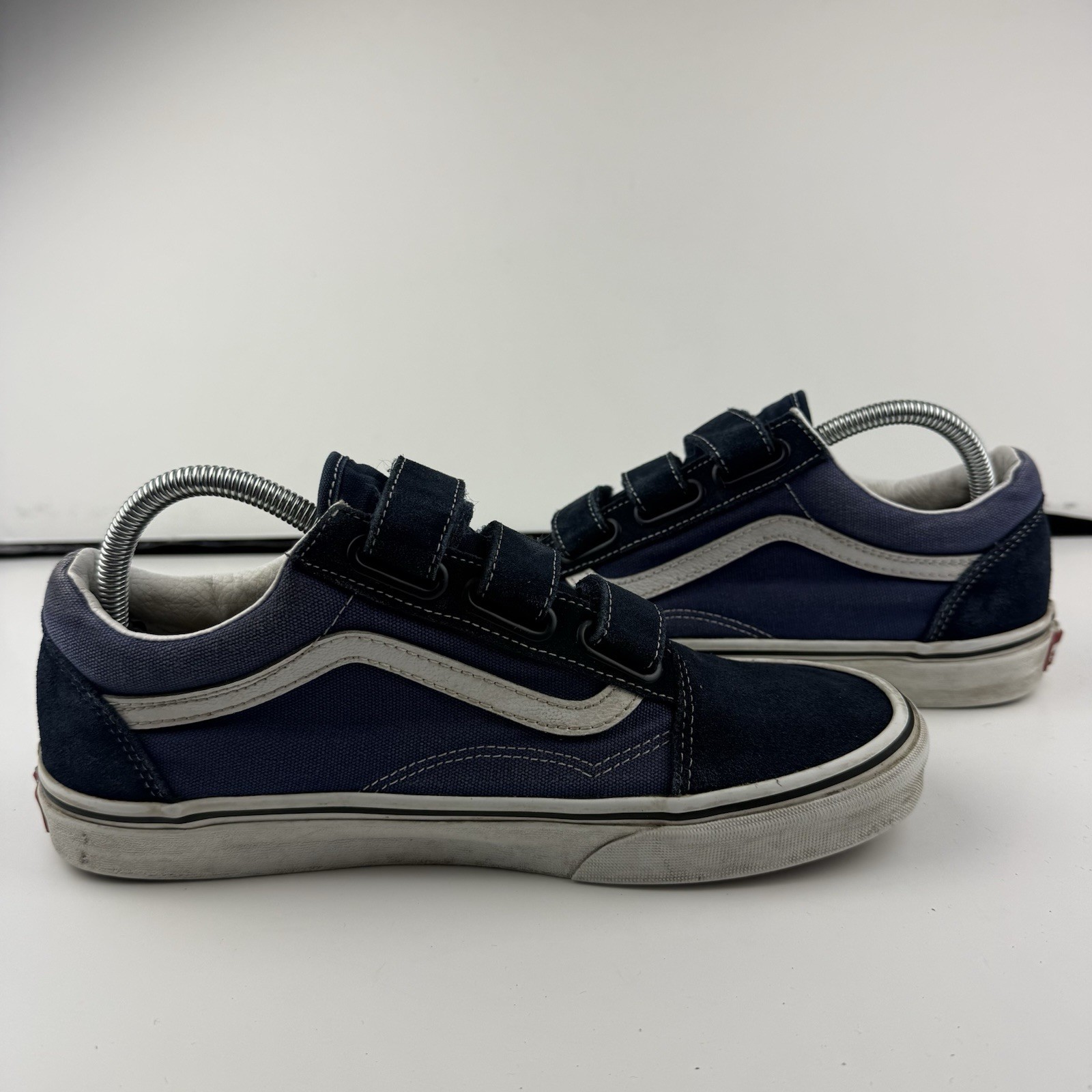 VANS Prison Issue Navy Hook And Loop Old Skool Men's Shoes Size 9 thumbnail 7