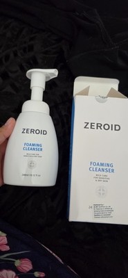 ZEROID Foaming Cleanser 240ml Mild Care for Sensitive & Dry Skin