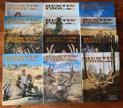 Huntin Fool Magazine Full Year All 12 Issues from 2019
