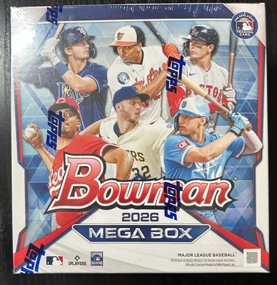 2026 Topps Bowman MLB Baseball Mega Box Factory Sealed   