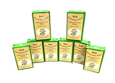 Murray & Lanman Rue Glycerine Soap Bar 95g   Pack of 8 Sealed Bars