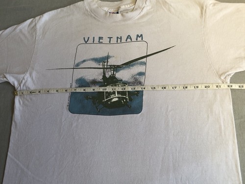 Camiseta De Colección Hanes Para Hombres XL 46-48 Beefy Blanca Guerra de Vietnam Blackbird Helicóptero EE. UU. - Imagen 9 de 14