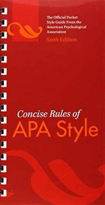 Concise - Spiral-bound, by American Psychological Association - Very Good c
