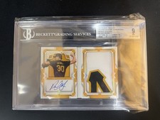 2024 National Treasures Paul Skenes Rookie Jumbo Patch Auto /10 Gold BGS 9/10