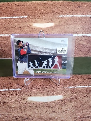 2018 Topps Series 1 Players Weekend Logo Patch Card Matt Kemp PWP-MK Braves - Picture 2 of 9