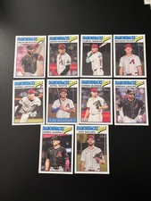 ARIZONA DIAMONDBACKS 2026 Topps Heritage BASE TEAM SET (10 cards) Marte Carroll