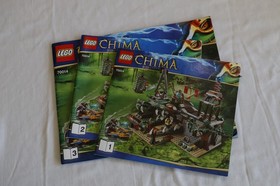 LEGO LEGENDS OF CHIMA: The Croc Swamp Hideout (70014) 100% COMPLETE - Retired