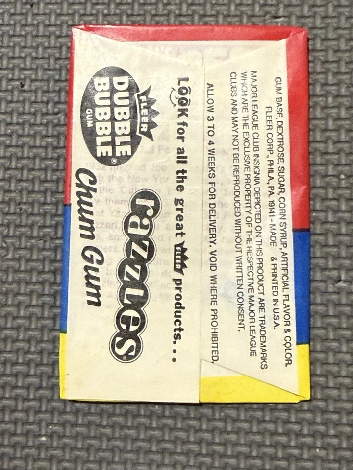 1974 Fleer Baseball Patches Unopened Wax Pack Vintage IMPOSSIBLE TO FIND! M15 - Image 2 of 2