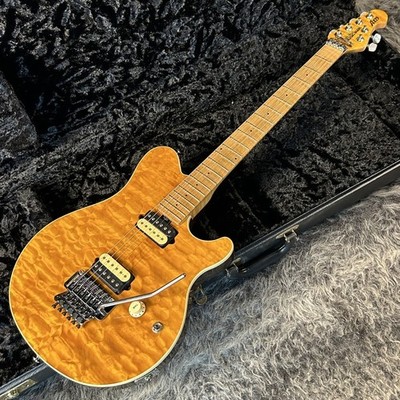 ギター SterlingbyMusicManSUBAXIS-FMTrans Gold Sterling by Music Man S.U.B. Axis Flame Maple Top Electric