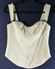 NEW, REFORMATION Alisa Seamed Bustier Top Size 6 T3291