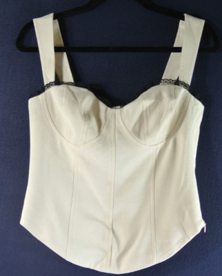 NEW, REFORMATION Alisa Seamed Bustier Top Size 6 #T3291
