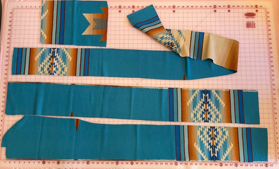 New Pendleton Wool blanket fabric remnants - Pagosa Springs - appx 2.4 lb - Image 4 of 4