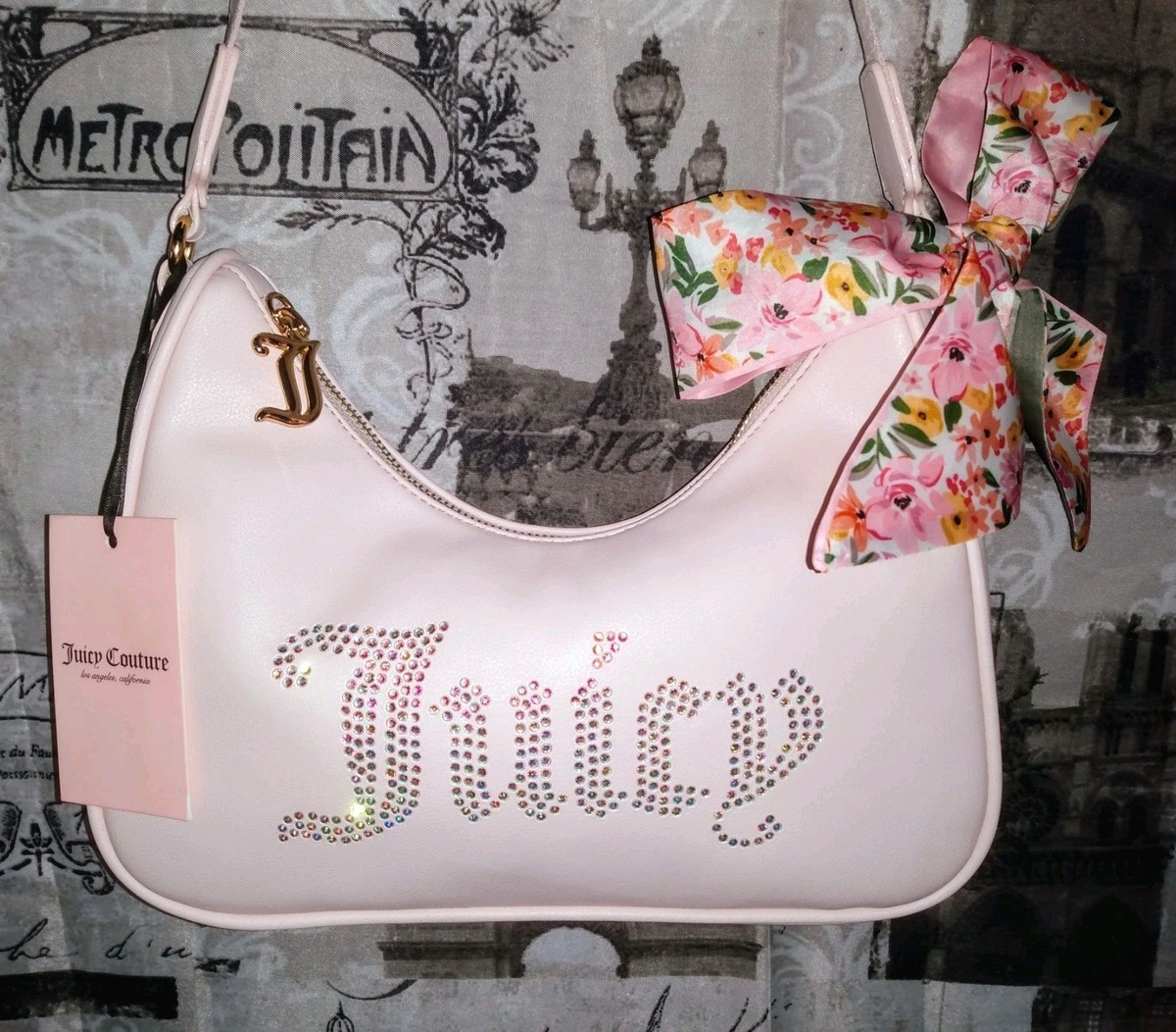 JUICY COUTURE Powder Blush (Baby Pink) Obsession Crossbody Bag