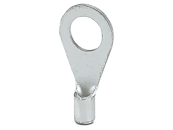 5X 3240080 Kabelschuh: Ring M6 2,5Mm2 Nicht Isoliert Silber 110°C Phoenix Contac-image