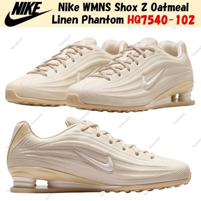 Nike WMNS Shox Z Oatmeal Linen Phantom HQ7540-102 Women's Size | eBay