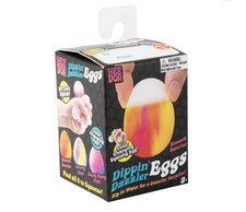 Nee Doh Dippin  Dazzler Eggs  Color Changing Fidget Toy  SMOOTH SUNRISE COLOR