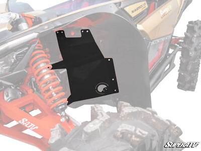 SuperATV Inner Fender Guards for Can-Am Maverick X3 (Black)