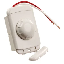 JR Products 15235 White Rotary Dimmer Switch READ DETAILS