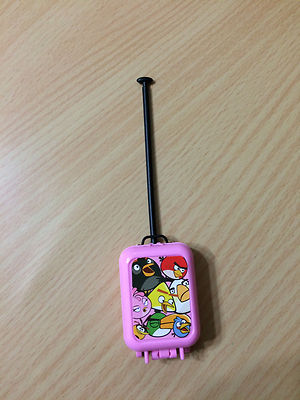 Barbie Doll Love Angry Bird Pink Travel Luggage Bag Suitcase W