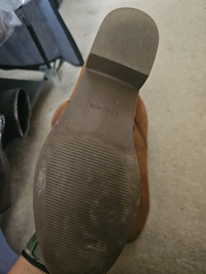 Ladies Papaya At Matalan Brown Ankle Boots Size 8 (42) eBay