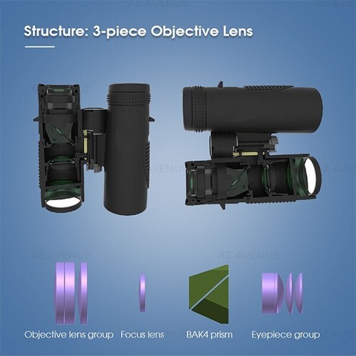 NEW SVBONY SV47 Binoculars FMC Lens HD Bird Watching Professional Binoculars AU - Picture 7 of 17