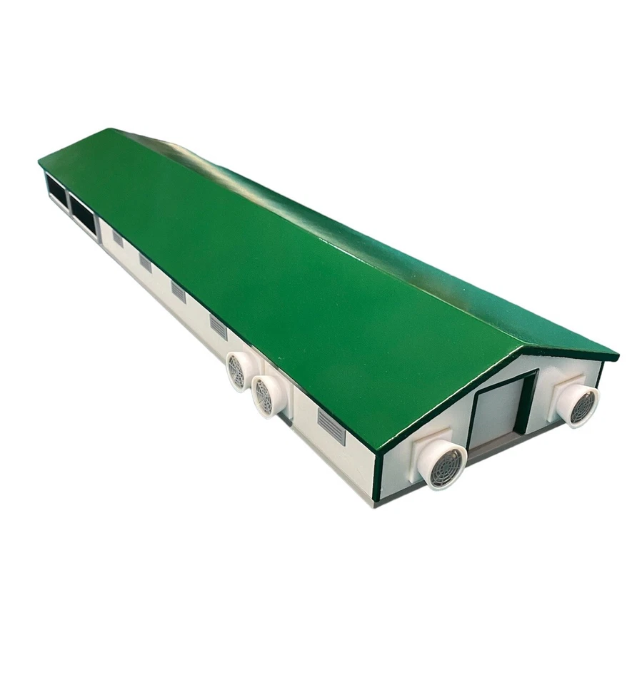 Granero de aves de corral rascado personalizado 1/64 40x150 granja construcción de juguetes Foto 2 de 4