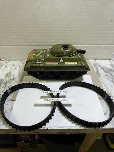 1 PAIR OF TRACKS TO FIT LARGE MARX  Wind Up Tin Toy 392 #2