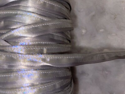 10 yards lavender silver iridescent sewing upholstery trim lip piping 1/4'' wide