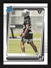 2021 Donruss Rated Rookie Trevon Moehrig RC #350 Las Vegas Raiders