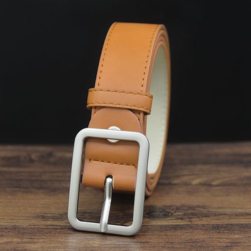 1X Boys PU Leather Belt 28mm Single Prong Buckle for Jeans School Uniform Belt - Picture 15 of 15