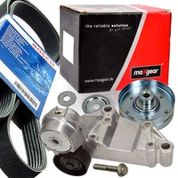 Bosch 6PK1413 Keilrippenriemen-Satz + Spanner FüR Ford Focus 1.8