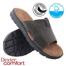 MENS SLIP ON MULES MEMORY FOAM WALKING SUMMER BEACH LIGHTWEIGHT SANDALS SHOES