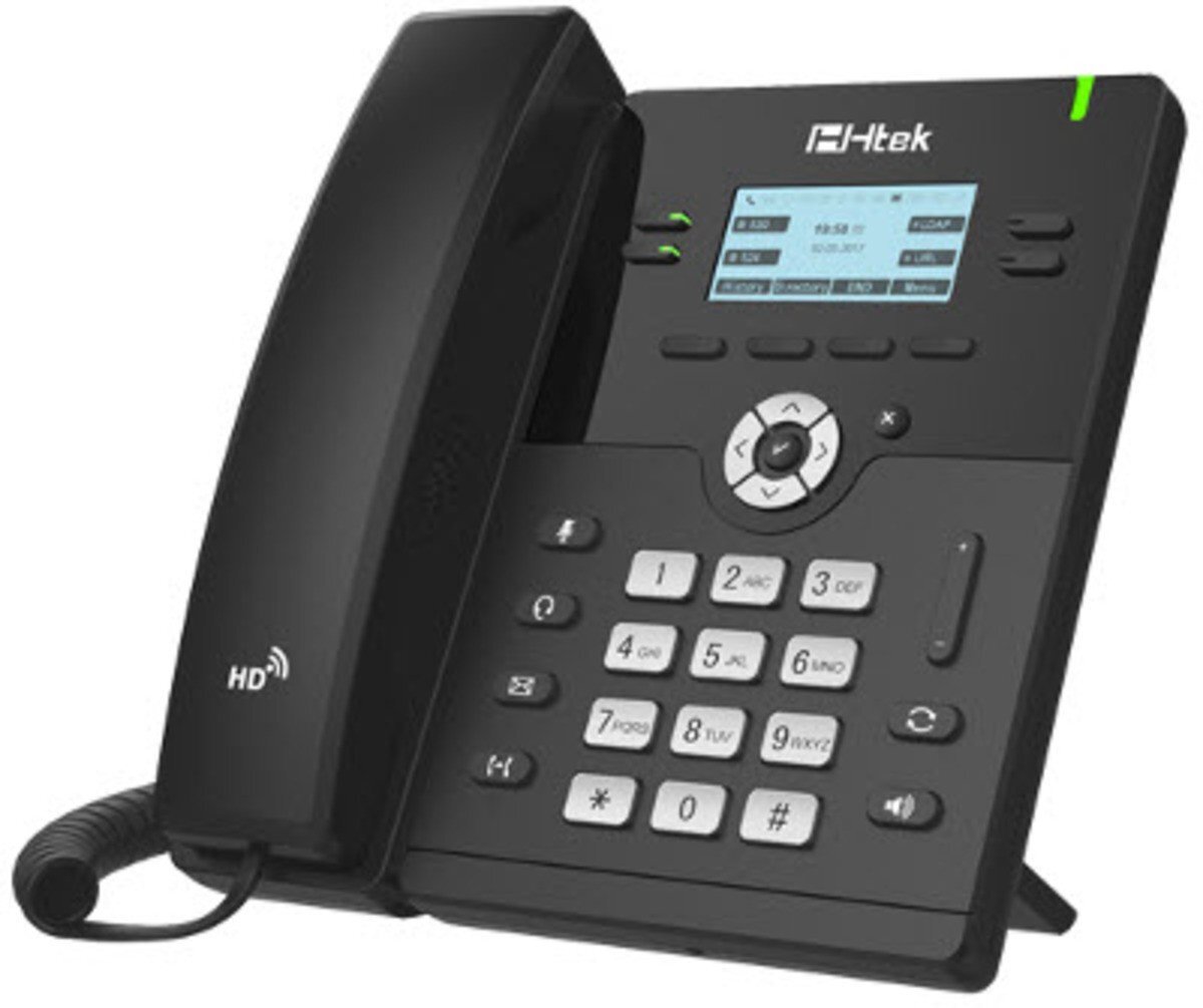 tiptel Htek UC912G Telefon mit Anrufbeantworter sc NUOVO
