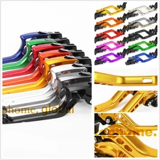 For Honda Goldwing GL1800 2001-2016 Long Clutch Brake Levers CNC Adjustable 3D