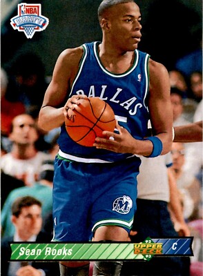1992-93 Upper Deck Sean Rooks Rookie Dallas Mavericks #19