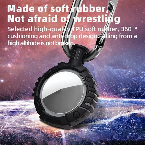 Funda protectora a prueba de golpes para Apple AirTag Armor soporte llave - Imagen 21 de 24
