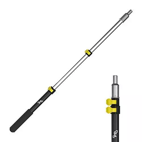 Roller extension pole outlet