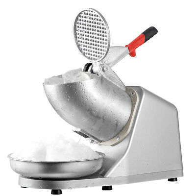 Electric Ice Crusher 300W Ice Shaved Machine Snow Cone Maker 143 Lbs Home