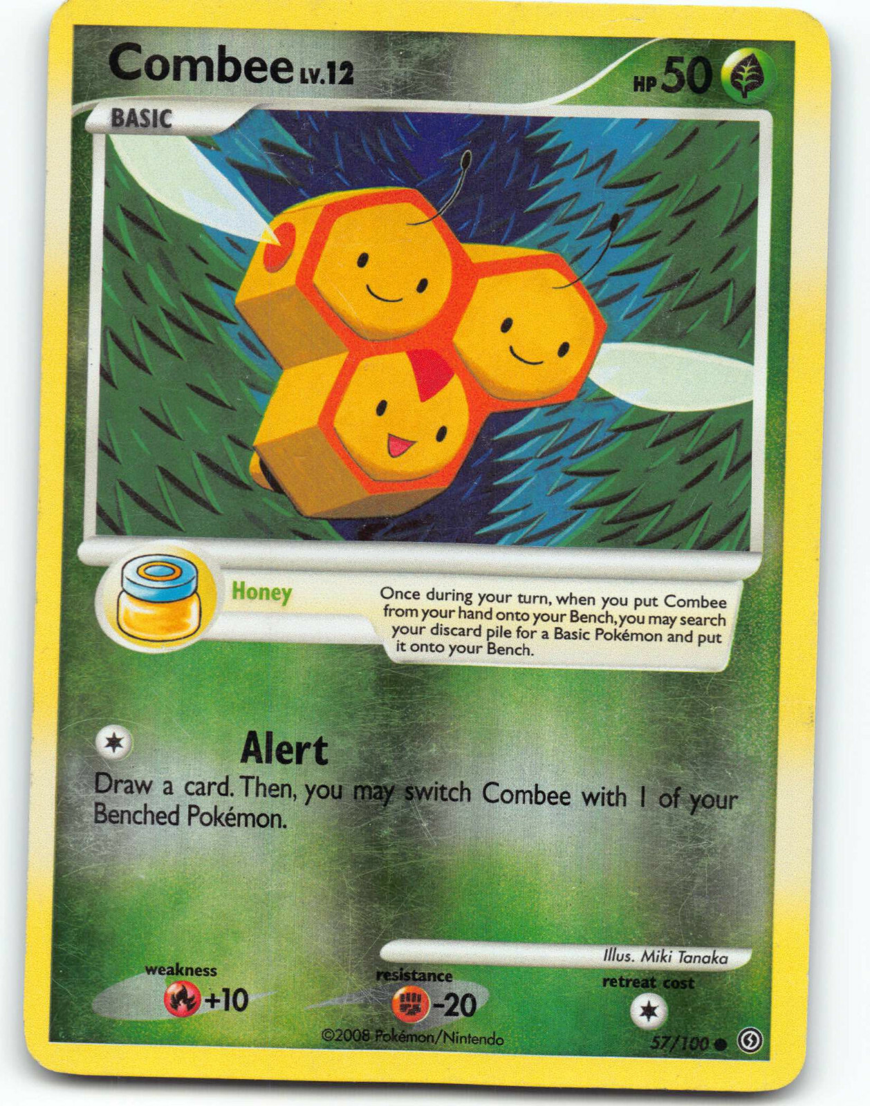 Pokemon TCG - Stormfront - Common - Reverse Holo - Combee 57/100 - LP!