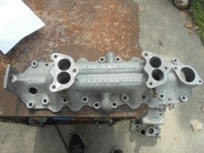 Ford Flat Head Aluminum Offenhauser 2 Carb Intake