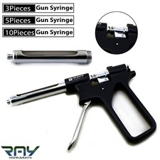 Dental Anesthetic Gun Syringe Intraligamental Black 1.8ML Injection EUR Threads