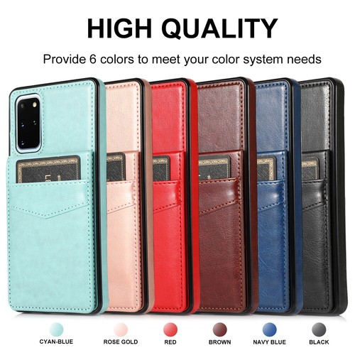 For Samsung A51 A71 5G A11 A21s A20e Magnetic PU Leather Wallet Back Case Cover - Picture 2 of 43