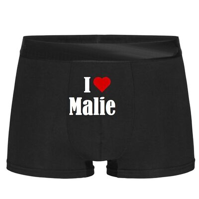 Boxershorts I Love Malie Geburtstag Geschenk Valentinstag Weihnachten