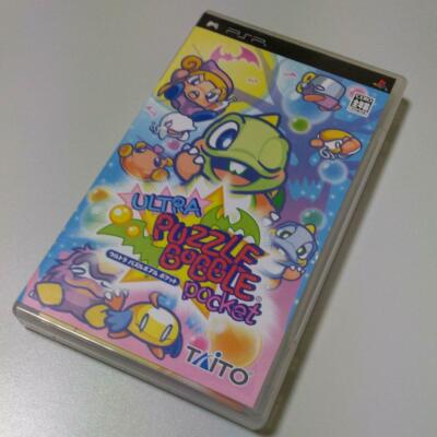 （ポプ子）SONY PlayStationVITA＋ソフト1本 PUZZLE BOBBLE 2 + SPINE PS1 Sony Japan Import PlayStation