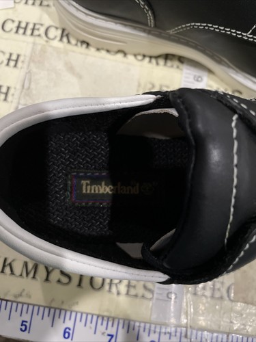 Nuovo Timberland 22712 Oxford in pelle giovanile nero taglia 1,5 USA, UK1-EUR 33 - Foto 6 di 10