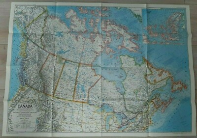 National Geographic Map of Canada. (Mar, 1972).