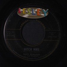 GARY EDWARDS & EMBERS: hitch hike / yesterday's hero LESLEY 7