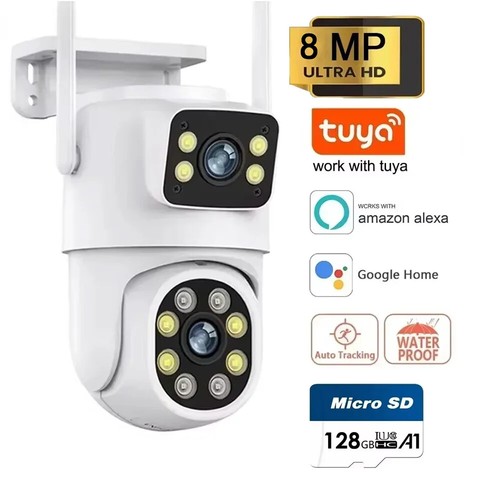 Tuya 4K 8MP Smart WIFI Camera Ai Human Auto Tracking Outdoor PIR Human Detection - Picture 22 of 25