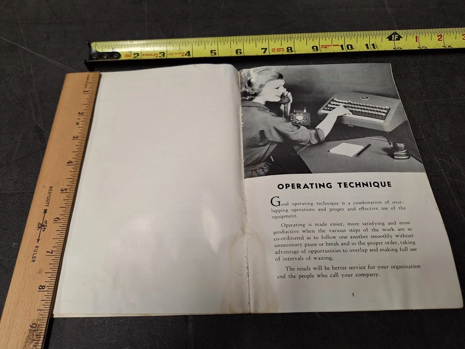 Ohio Bell Phone Company 1958 centralita inalámbrica rama privada 507 Foto 4 de 4