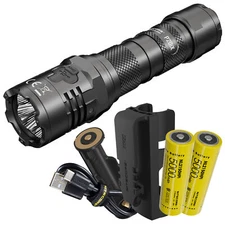 NITECORE P20iX 4000 Lumen USB-C Rechargeable Flashlight with Extra Battery